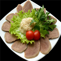 Язык с хреном